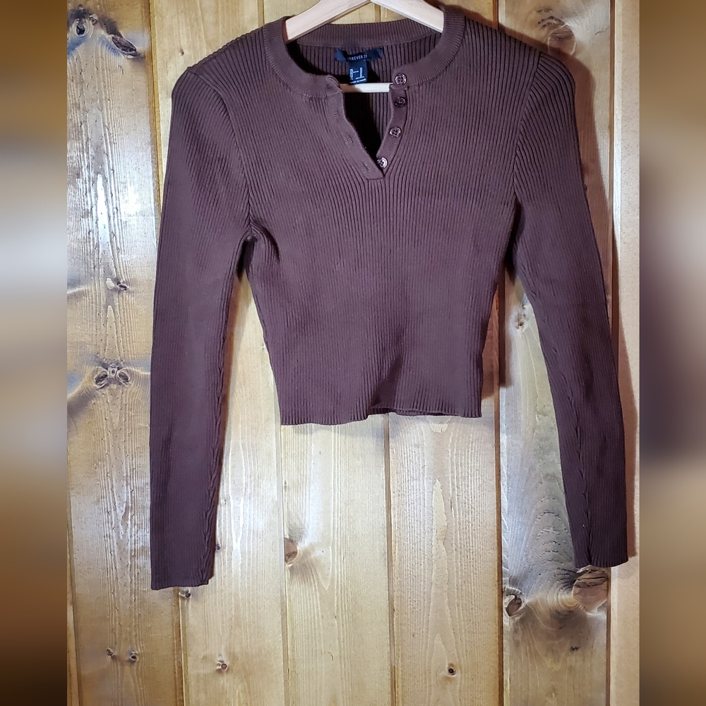 Forever 21 brown top M